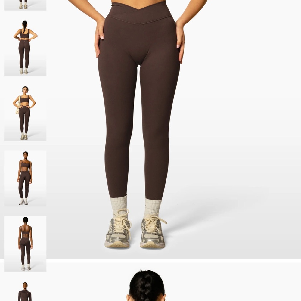 437 V-Leggings in Espresso